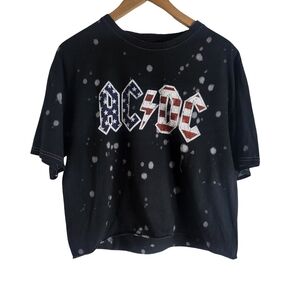 AC/DC Black Cotton T-Shirt